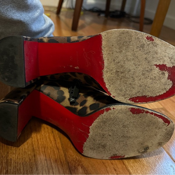 Christian Louboutin Leopard Booties - Picture 5 of 7
